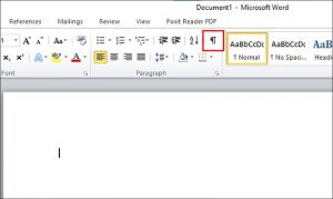 Nút Paragraph