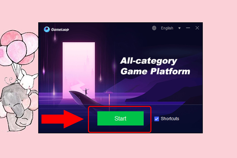 Mở ứng dụng Tencent Gaming Buddy