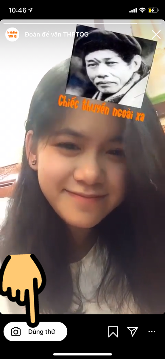 Chọn mục Dùng thử Chọn mục Dùng thử