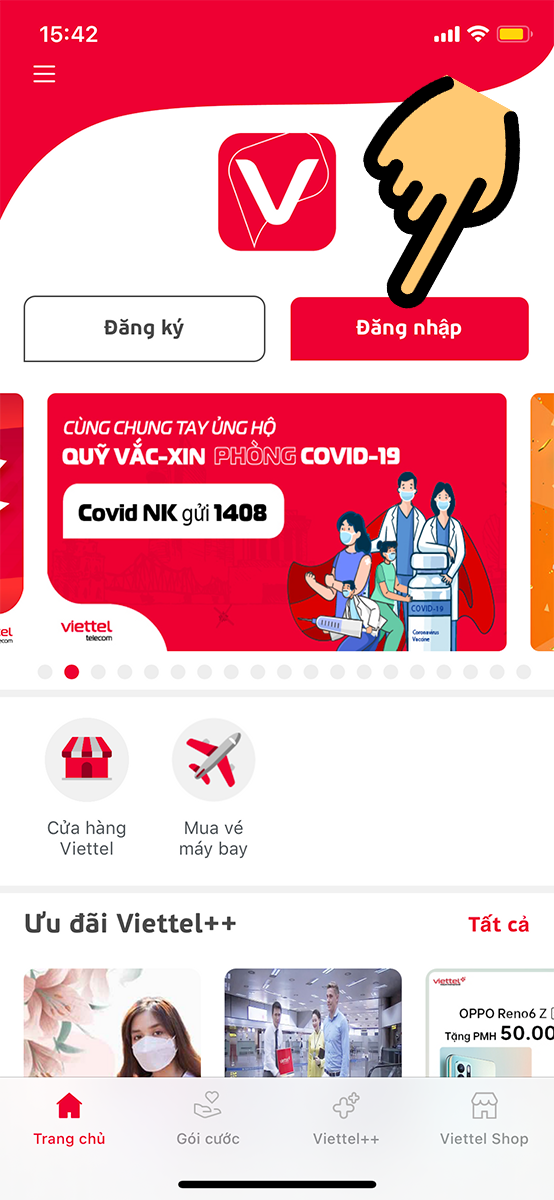 Chọn Đăng nhập Chọn Đăng nhập