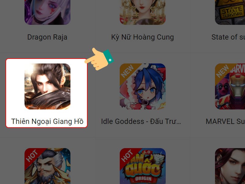 Chọn game Chọn game