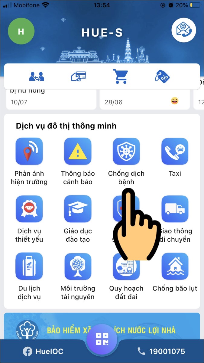 Chọn mục Chống dịch bệnh Chọn mục Chống dịch bệnh