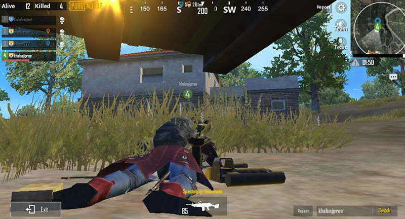 Cách ẩn mình trong game PUBG