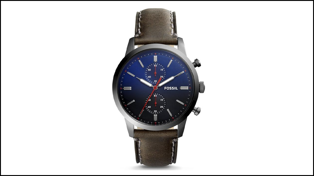 Đồng hồ Fossil Townsman Gray Leather 44mm