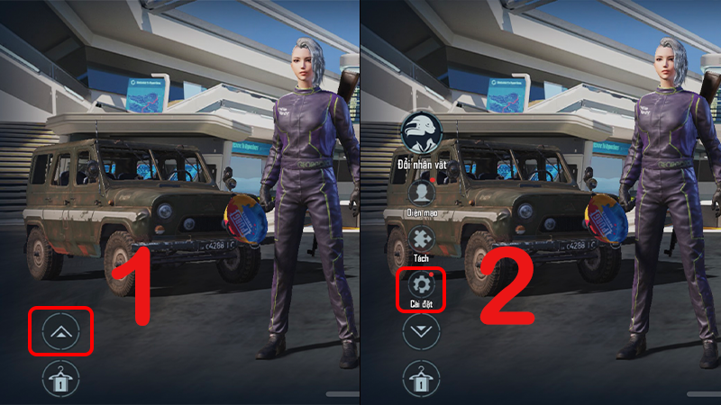 Cài đặt kho đồ trong PUBG