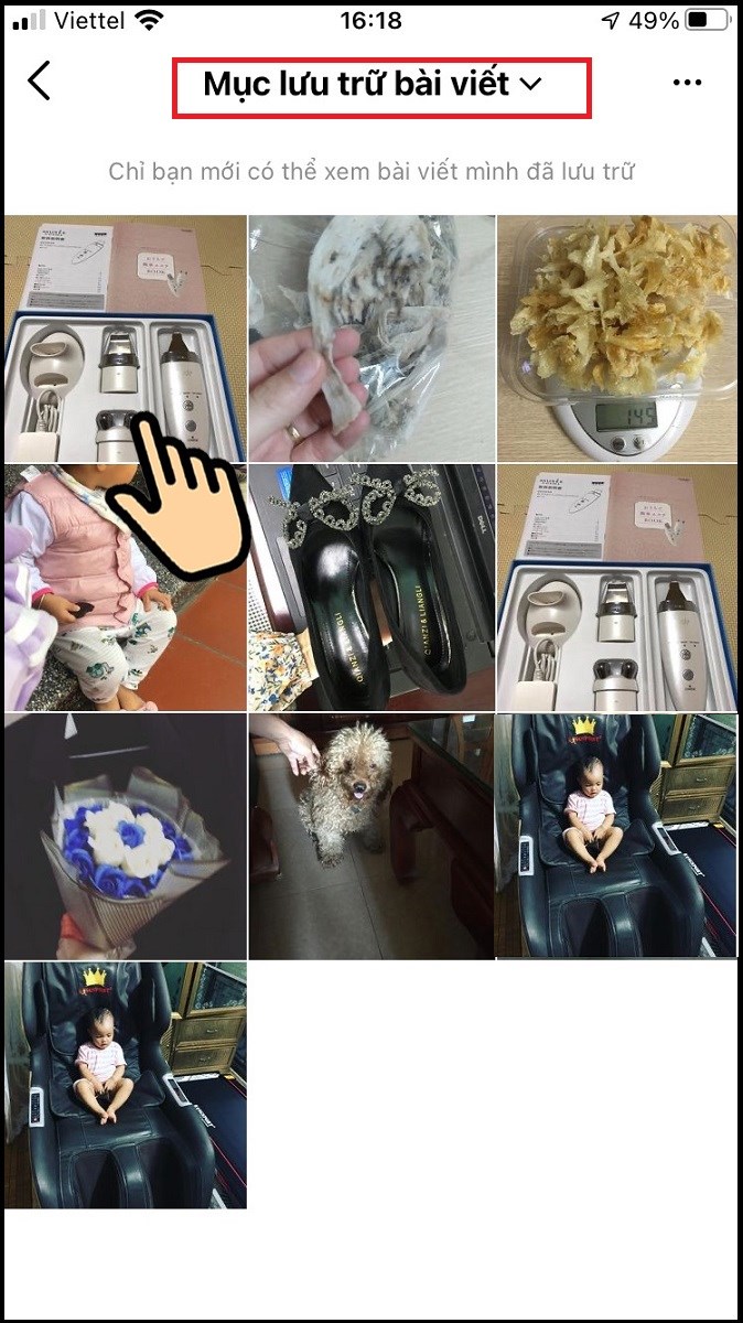 Chọn ảnh muốn hiển thị Chọn ảnh muốn hiển thị