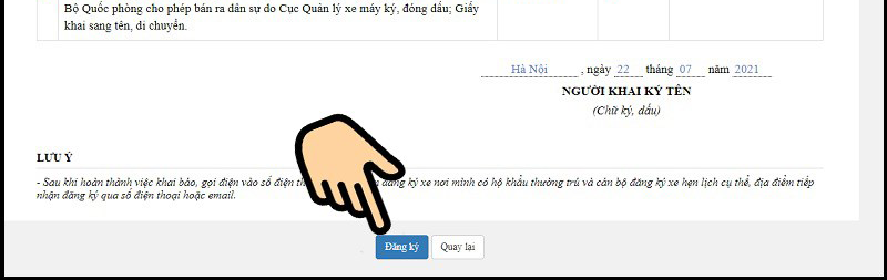 Nhấn Đăng ký Nhấn Đăng ký