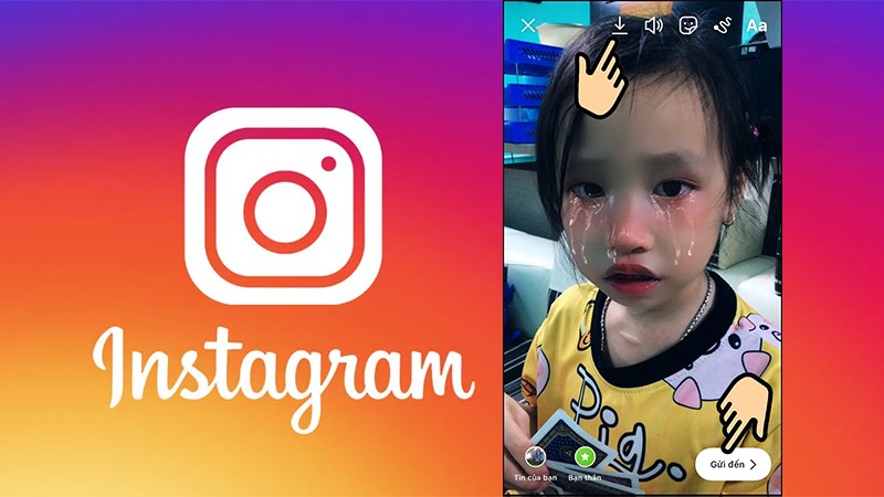 Cách tải filter khóc chảy nước mắt trên Instagram Cách tải filter khóc chảy nước mắt trên Instagram