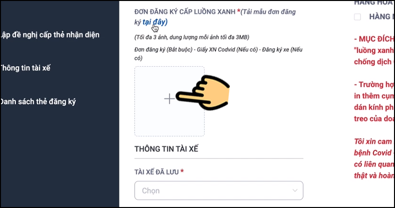 Tải lên ảnh mẫu đơn Tải lên ảnh mẫu đơn
