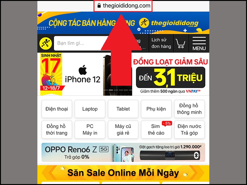 Bỏ ẩn thanh công cụ Safari