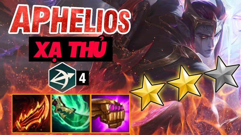 Aphelios có khả năng tiễn đối thủ lên bảng cực kỳ nhanh chóng Aphelios có khả năng tiễn đối thủ lên bảng cực kỳ nhanh chóng