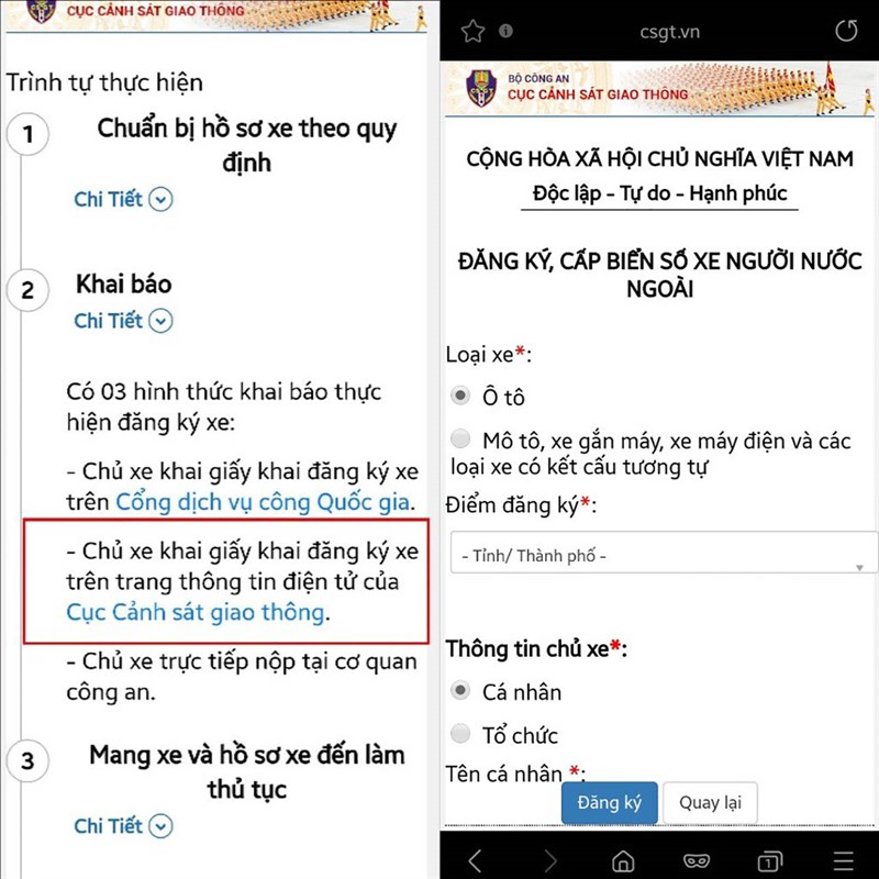điền thông tin điền thông tin