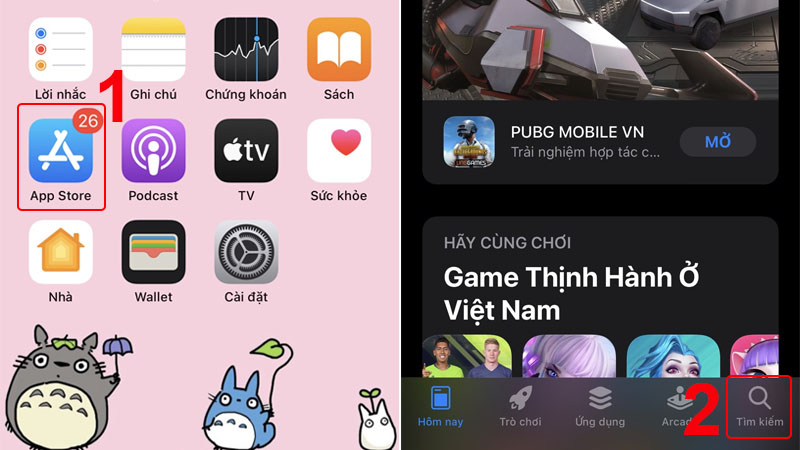 Truy cập App Store