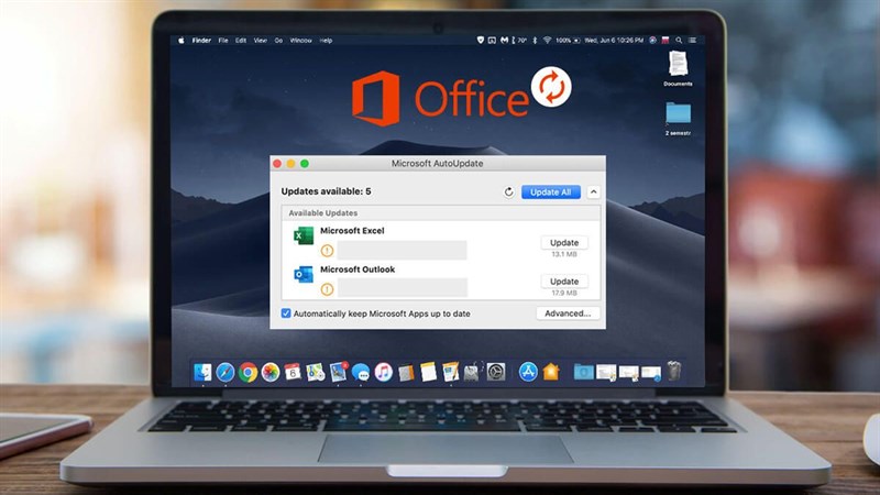 Cách cập nhật Office trên máy tính Cách cập nhật Office trên máy tính
