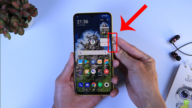 Chụp màn hình Xiaomi bằng phím cứng