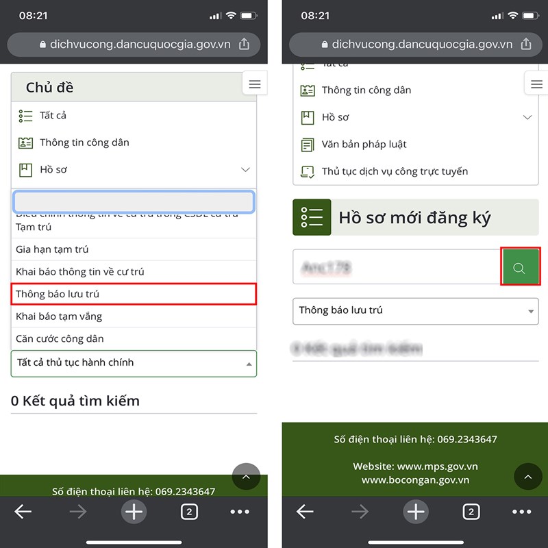 Cách đăng ký lưu trú trên điện thoại-6 Cách đăng ký lưu trú trên điện thoại-6