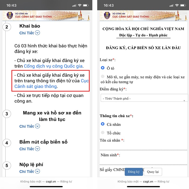 Cách đăng ký xe online ngay tại nhà-3 Cách đăng ký xe online ngay tại nhà-3