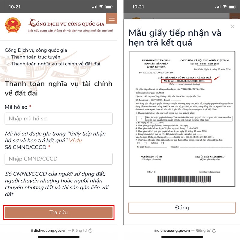Cách đóng thuế đất online-4 Cách đóng thuế đất online-4