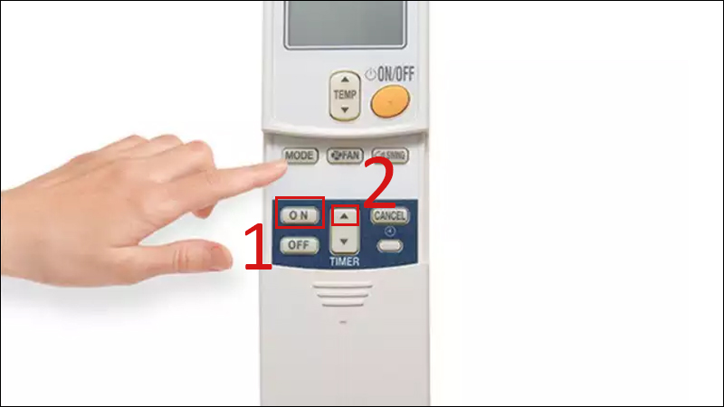 Hẹn giờ bật máy lạnh Daikin