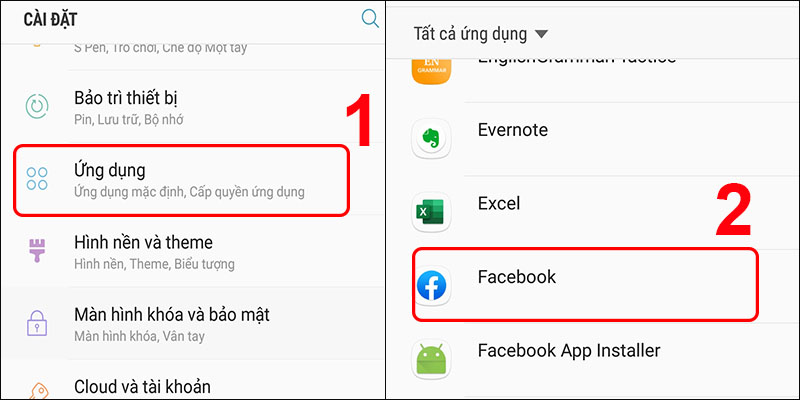 Chọn ứng dụng muốn hiện thông báo trên màn hình khóa Android