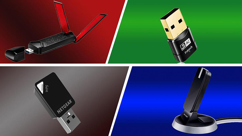 Sử dụng USB WiFi là cách kết nối thông dụng nhất