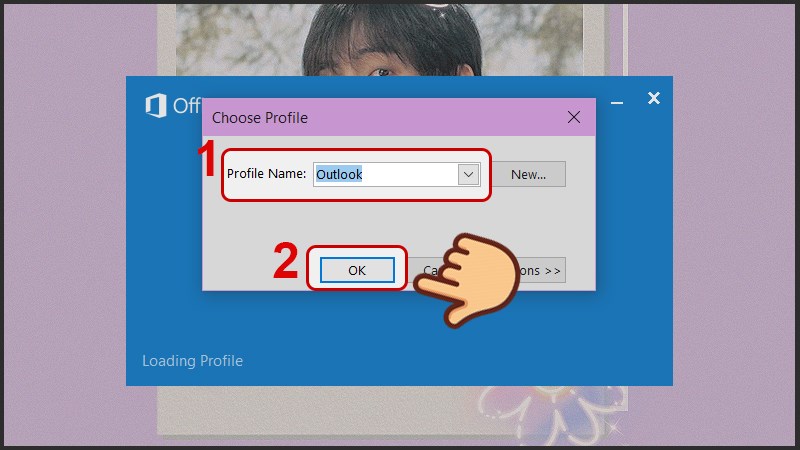 Ở mục Profile Name bạn hãy chọn profile của bạn Ở mục Profile Name bạn hãy chọn profile của bạn