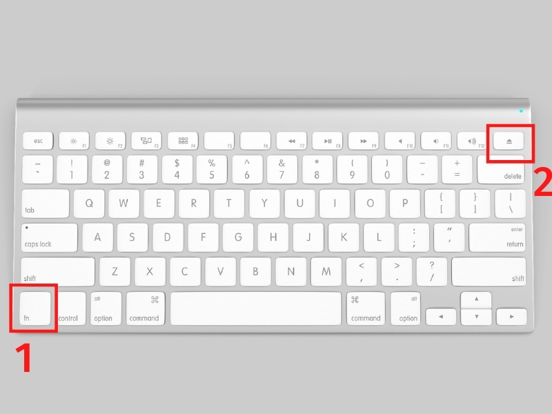 Nhấn tổ hợp phím fn và num lk