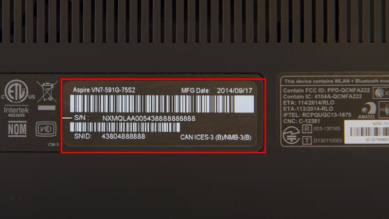 Kiểm tra IMEI/Serial Number