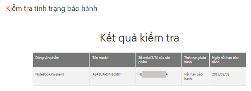 cach-kiem-tra-bao-hanh-laptop-asus-bang-imei-serial-number207 Kết quả kiểm tra