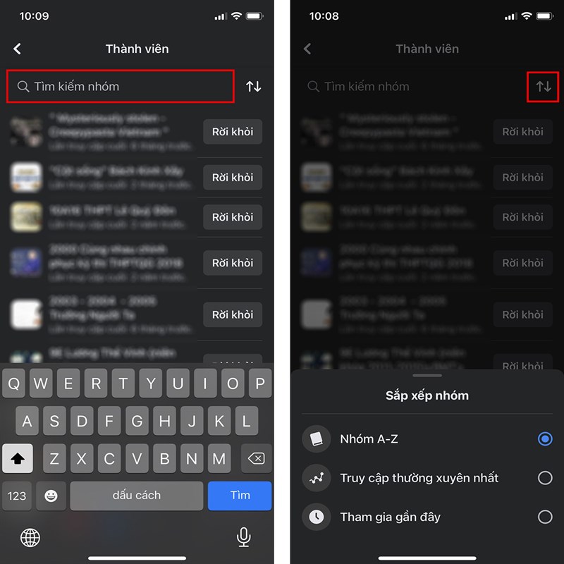 Cách rời nhóm trên Facebook iPhone-3 Cách rời nhóm trên Facebook iPhone-3