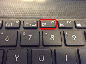 Kích hoạt lại Touchpad bằng phím Fn