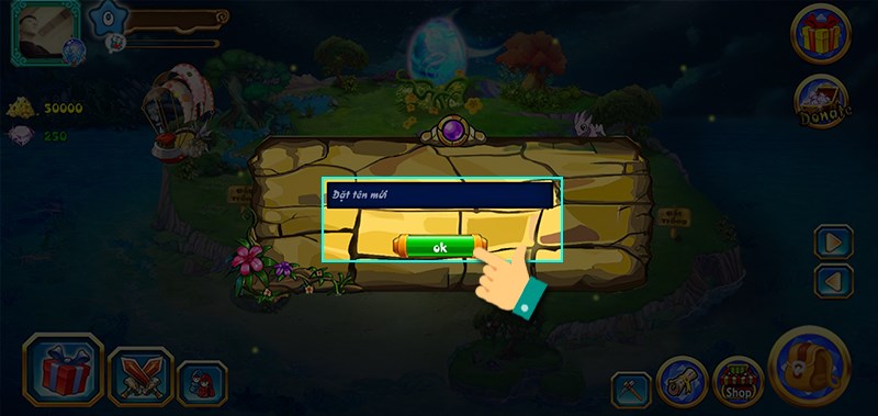 Điền tên để vào game Điền tên để vào game