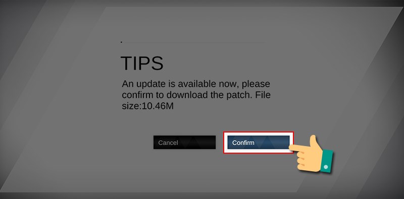 Tải gói cập nhật ban đầu Tải gói cập nhật ban đầu