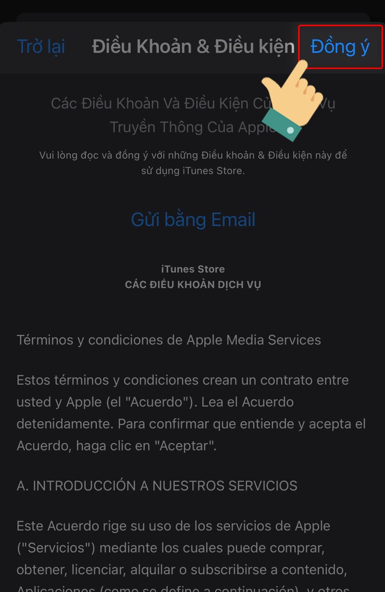 Nhấn Đồng ý Nhấn Đồng ý