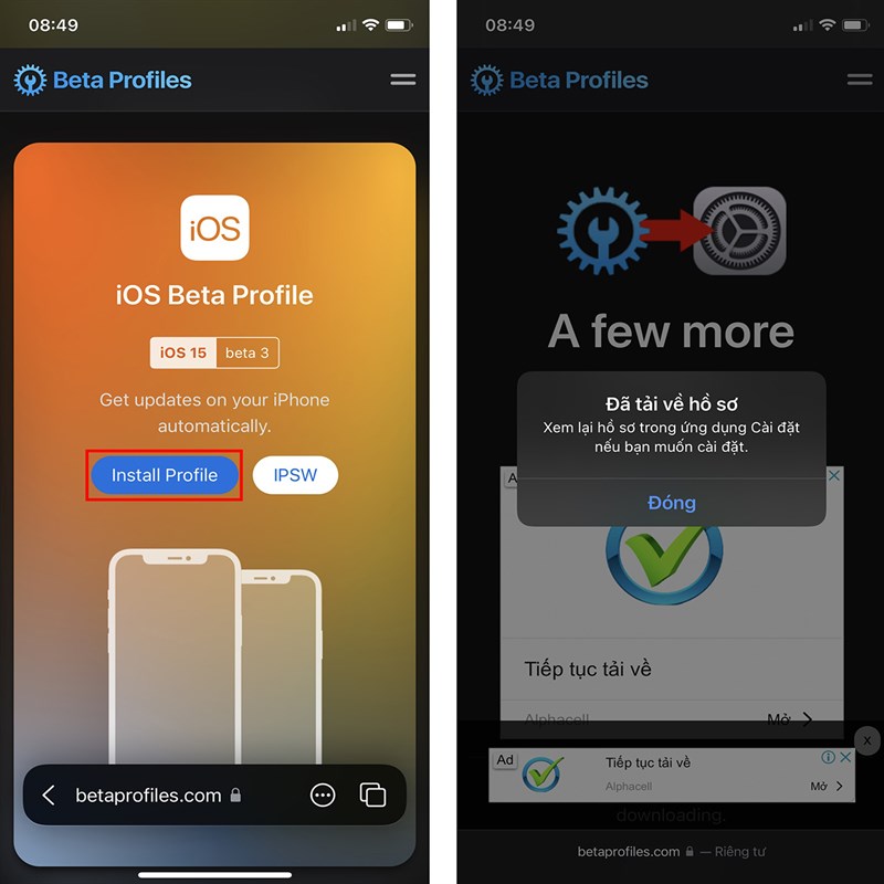 Cách tải iOS 15 Beta 3-1 Cách tải iOS 15 Beta 3-1