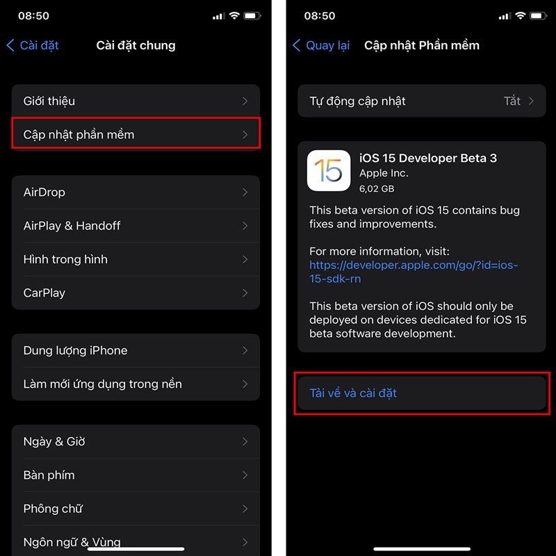 Cách tải iOS 15 Beta 3-4 Cách tải iOS 15 Beta 3-4