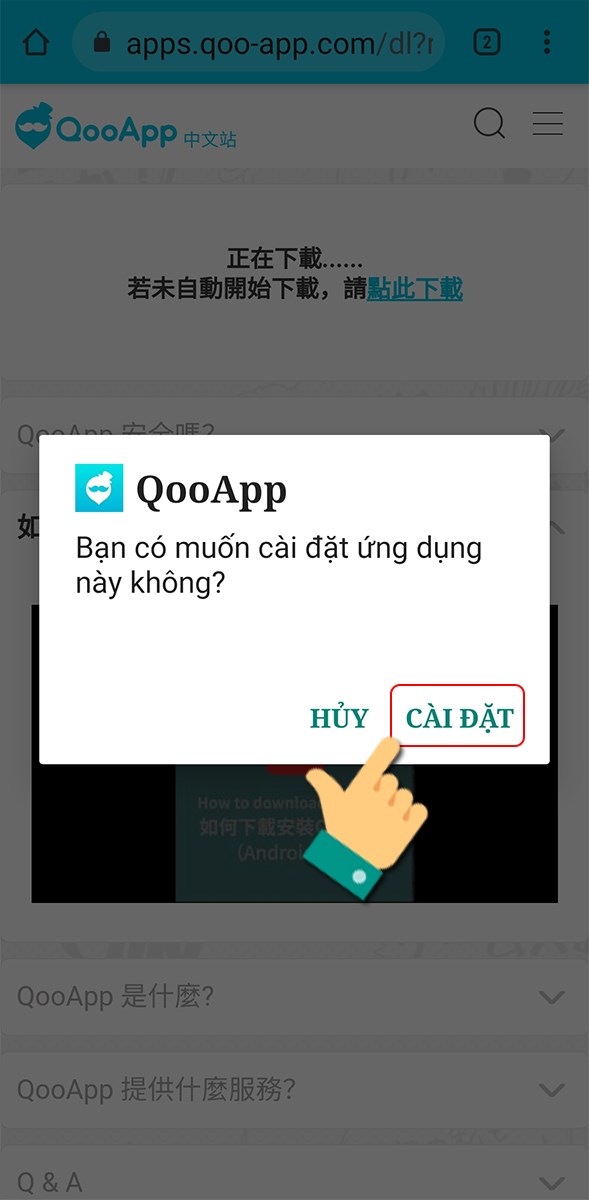 Cài đặt ứng dụng Cài đặt ứng dụng