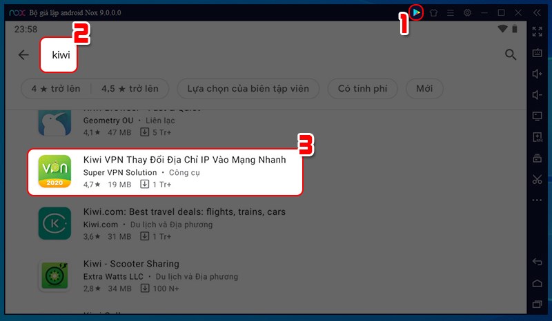 Tìm ứng dụng chuyển vùng Tìm ứng dụng chuyển vùng