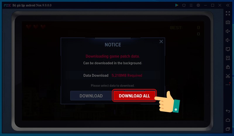 Download gói cập nhật ban đầu Download gói cập nhật ban đầu