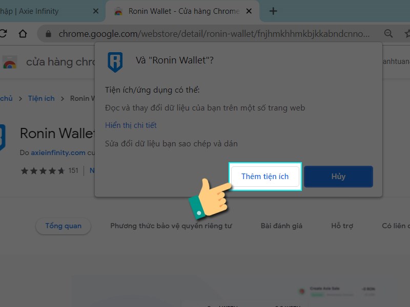 Thêm tiện ích Thêm tiện ích