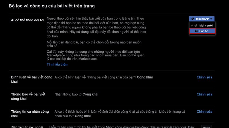 Cách tắt nút kết bạn trên Facebook-10 Cách tắt nút kết bạn trên Facebook-10