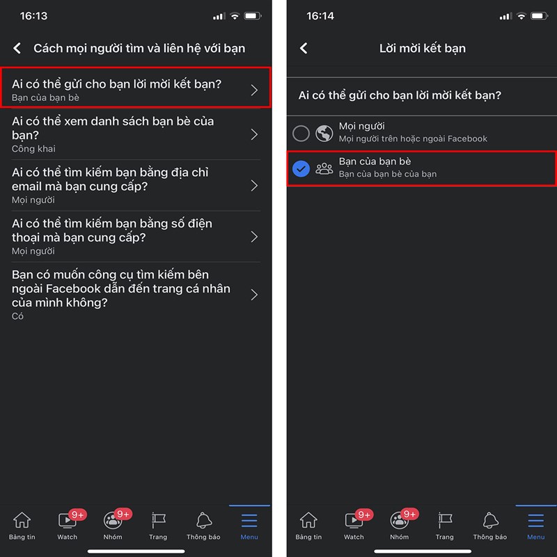 Cách tắt nút kết bạn trên Facebook-2 Cách tắt nút kết bạn trên Facebook-2