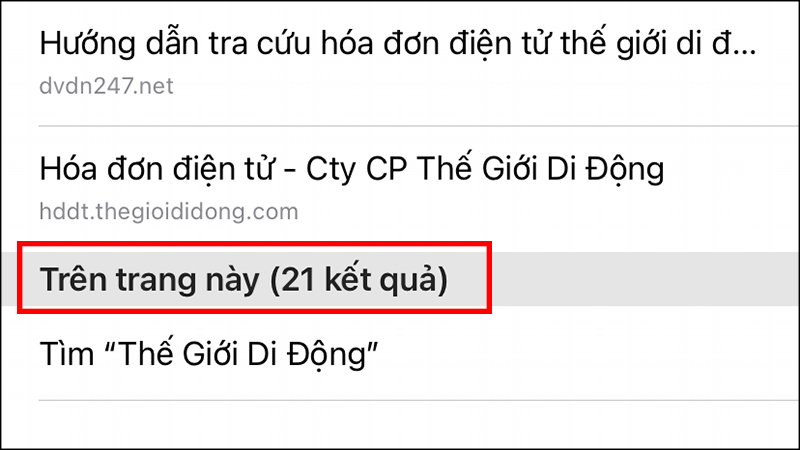 Mục Trên trang này