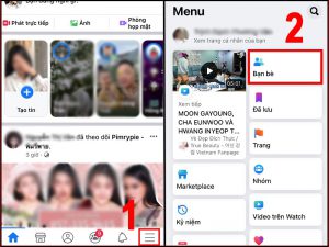 Mở ứng dụng Facebook và vào trang cá nhân của bạn