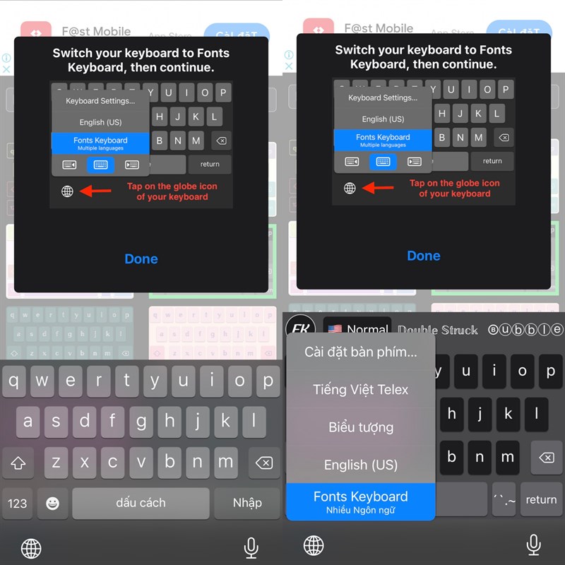 cách đổi font chữ bàn phím iPhone cách đổi font chữ bàn phím iPhone