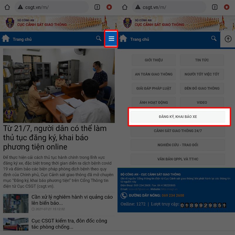 Cách khai, báo thông báo xe hết niên hạn sử dụng Cách khai, báo thông báo xe hết niên hạn sử dụng
