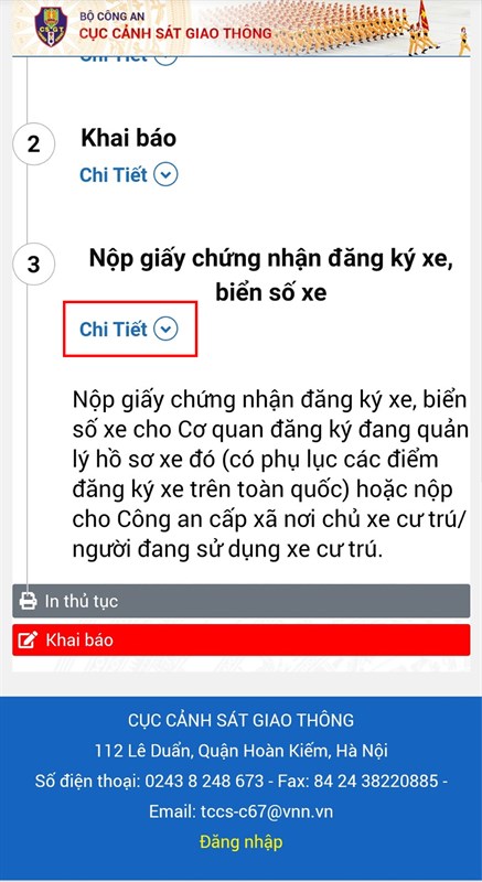 Cách khai, báo thông báo xe hết niên hạn sử dụng Cách khai, báo thông báo xe hết niên hạn sử dụng