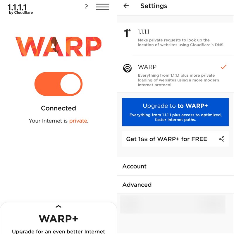 Cách nhập code 1.1.1.1 dịch vụ VPN Warp+ lên đến 270 TB Cách nhập code 1.1.1.1 dịch vụ VPN Warp+ lên đến 270 TB