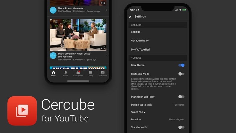 cài đặt Cercube for YouTube trên iPhone cài đặt Cercube for YouTube trên iPhone