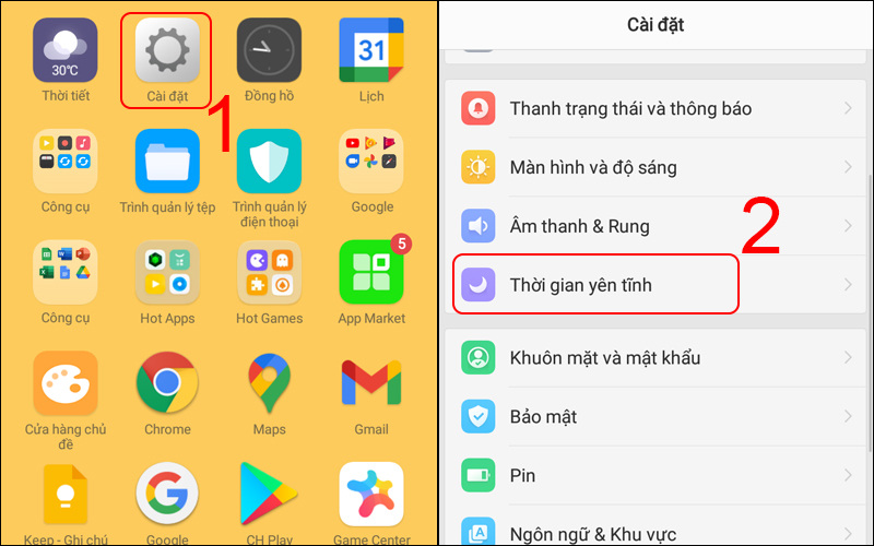 cau-hoi-1239-800x500-1 Vào Cài đặt và chọn Thời gian yên tĩnh